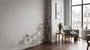Mur humide au Pontet