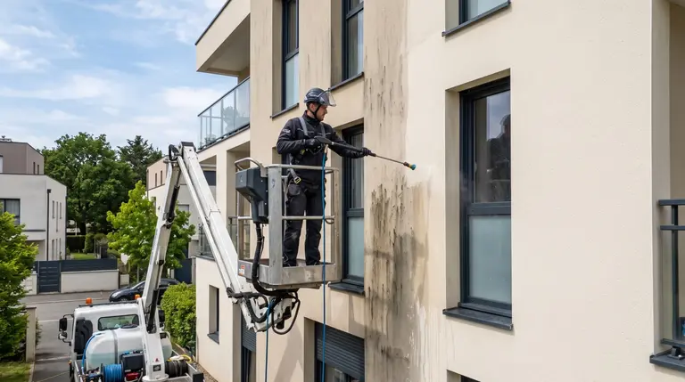 Nettoyage façade enduite à L'Isle-sur-la-Sorgue
